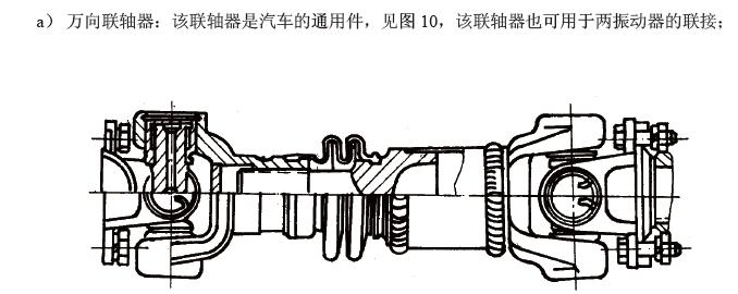 電動(dòng)機(jī)通過聯(lián)軸器直接驅(qū)動(dòng)振動(dòng)器,見圖9